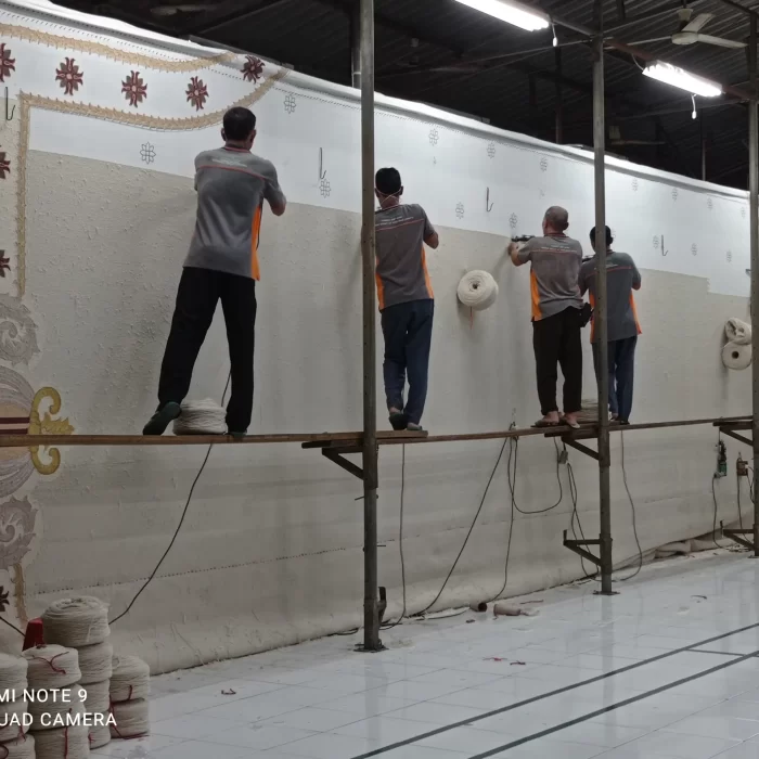 Green Leaves Carpet Proses 5